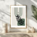 Abstract Leafscape Premium Wall Decor