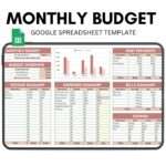 Monthly budget