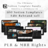 100 Notion Templates Bundle
