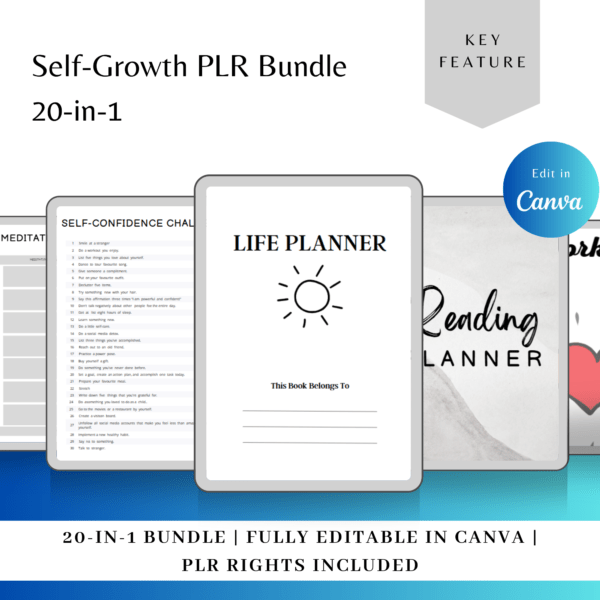 Self-Growth PLR Bundle 20-in-1