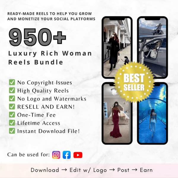 Luxury Rich women reels